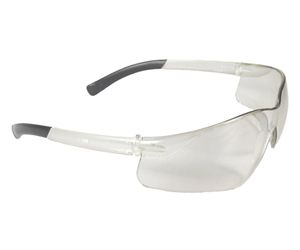 Safety Glasses, Body Armor 3600 Series, Clear Frame, Clear Lens - Latex, Supported